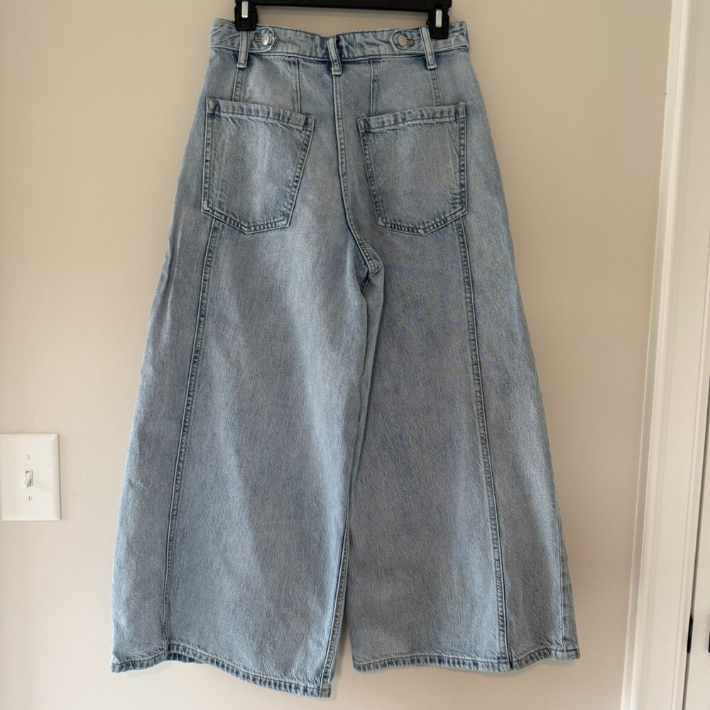 Free People We The Free Folklore Balloon-Leg Jeans - Size 27 - Picture 3 of 12